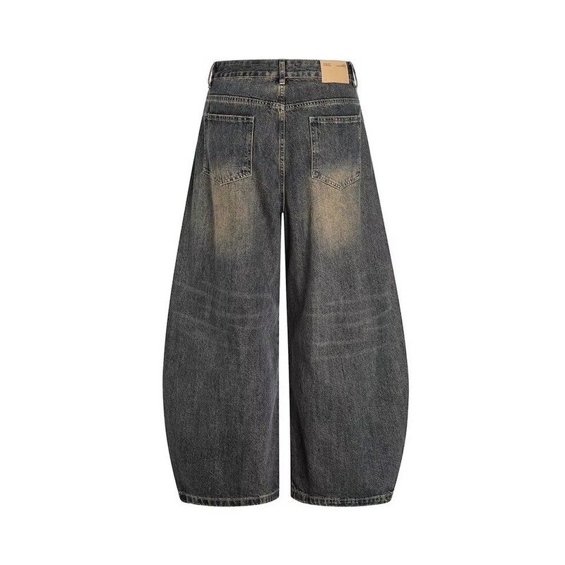 Unisex Classic Denim Jeans Loose Fit Daily Outdoor Wear - Image 4
