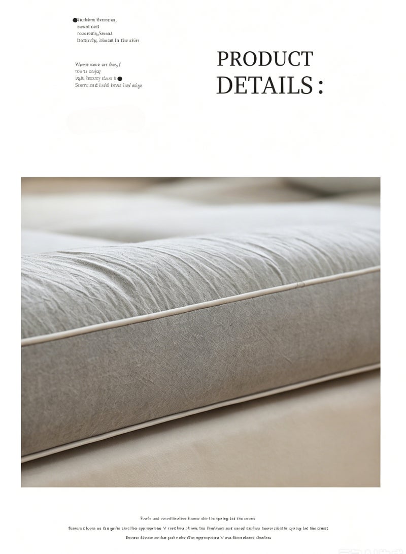 90×200cm Foldable Student Mattress, Soft Tatami Floor Bed Pad, Non-Slip Bottom with Straps, Ideal for Hostel & Guest Use - Image 5