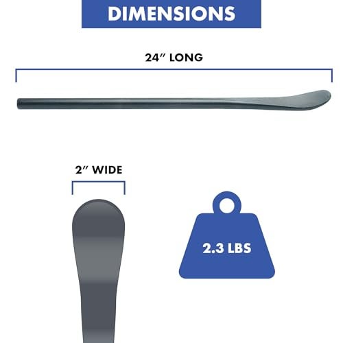 Ken-Tool 32120 24" Curved Tire Mount/Demount Spoon, Black, One Size - Image 2