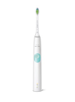 PHILIPS SONICARE حزمة مزدوجة واقية نظيفة HX6450/05، أبيض وأسود معتمد في الإمارات العربية المتحدة 3 دبابيس  - Image 3