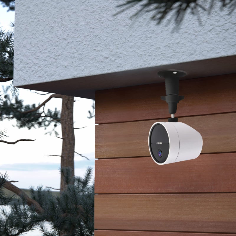 UYODM 2 Pack Wall Mount Holder for SimpliSafe Outdoor Security Camera, 360°Rotation Security Bracket with 1/4 Screw Thread, Camera Not Included (Black) - Image 5