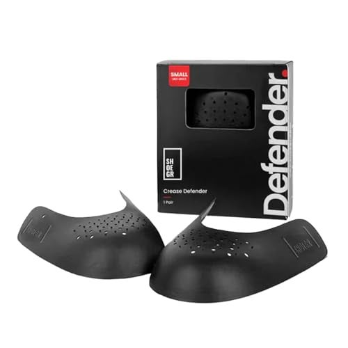 SHOEGR Shoe Crease Protector for Sneakers | Anti Crease Toe Box Guard Insert | Breathable Flexible Washable Design | Keeps Shoes Crease Free (UK7-UK12) - Image 1