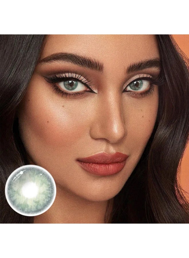 سيدة جديدة عدسات فريش ليدى لاصقه ملونه للعين يومى - درجة بترفلاى - Image 1