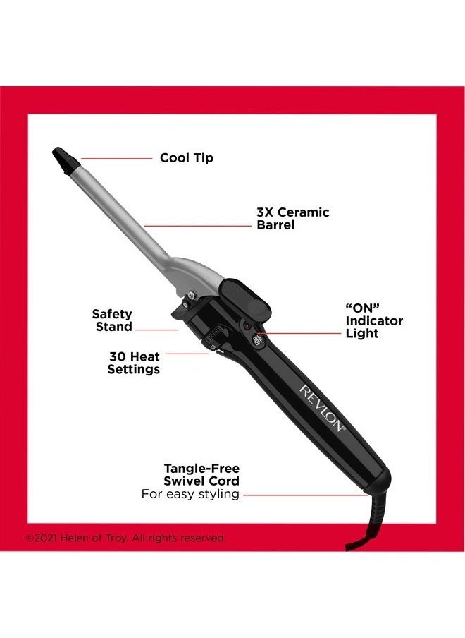 Revlon Revlon Perfect Heat Triple Ceramic Curling Iron | For Silky Smooth Spiral Curls (1/2 in)  - Image 4