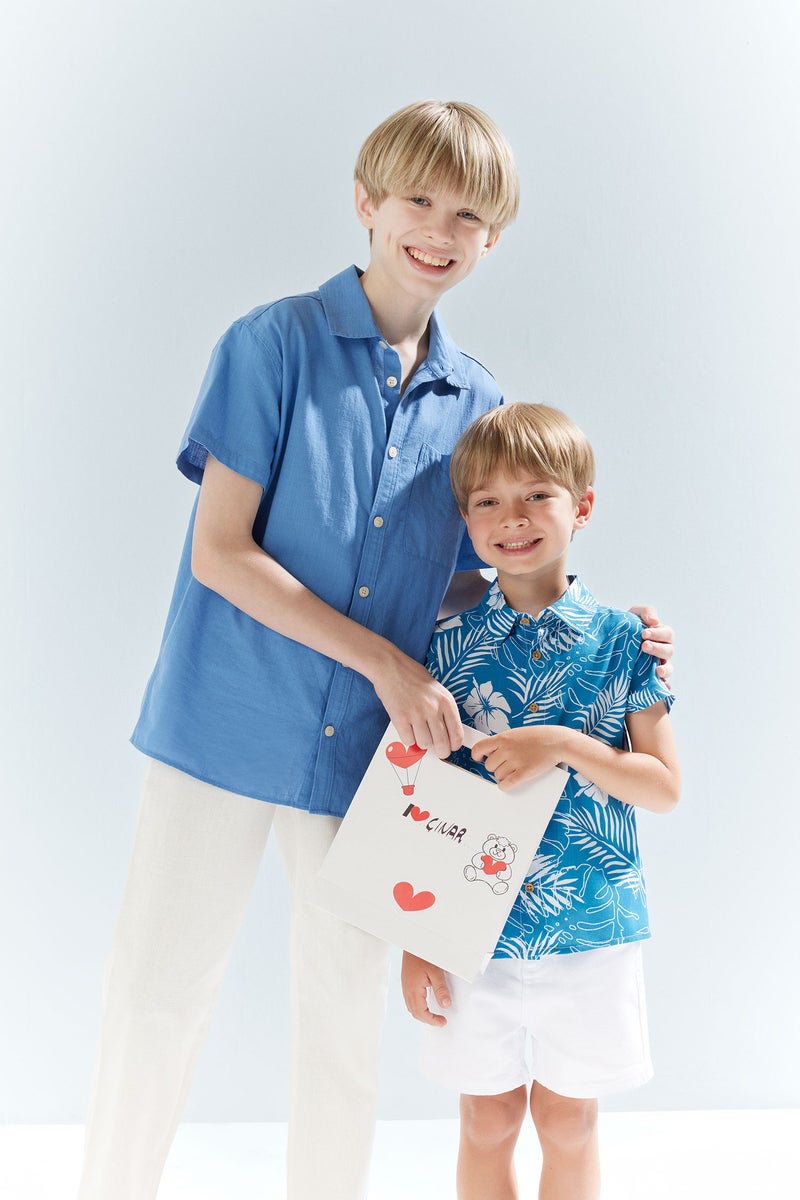 DeFacto Boy Oversize Fit Short Sleeve Shirt  - Image 1