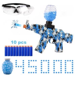 Splatter Ball Gun Gel Blaster: Splat Ball Gun with 45000 Non-Toxic, Eco-Friendly, Biodegradable Water Beads, Gel Ball Toy for Outdoor Activities Shooting Game