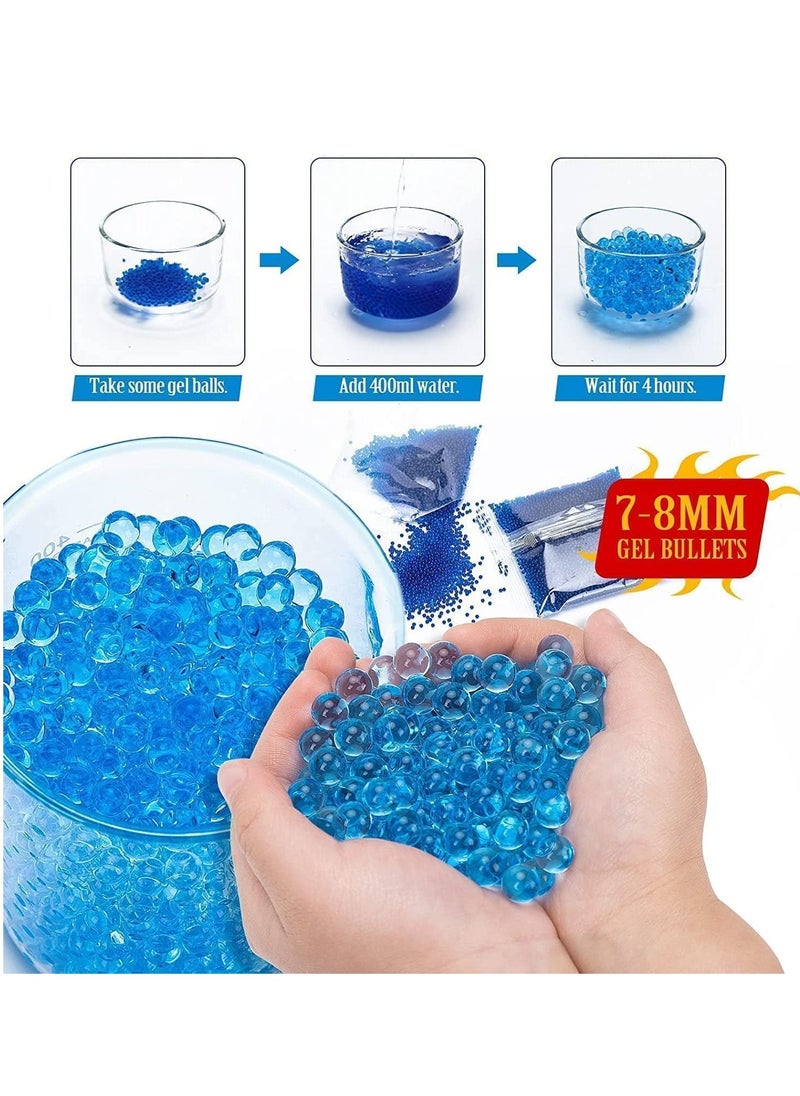 DUSALA - Splatter Ball Gun Gel Blaster: Splat Ball Gun with 45000 Non-Toxic, Eco-Friendly, Biodegradable Water Beads, Gel Ball Toy for Outdoor Activities Shooting Game - Image 1