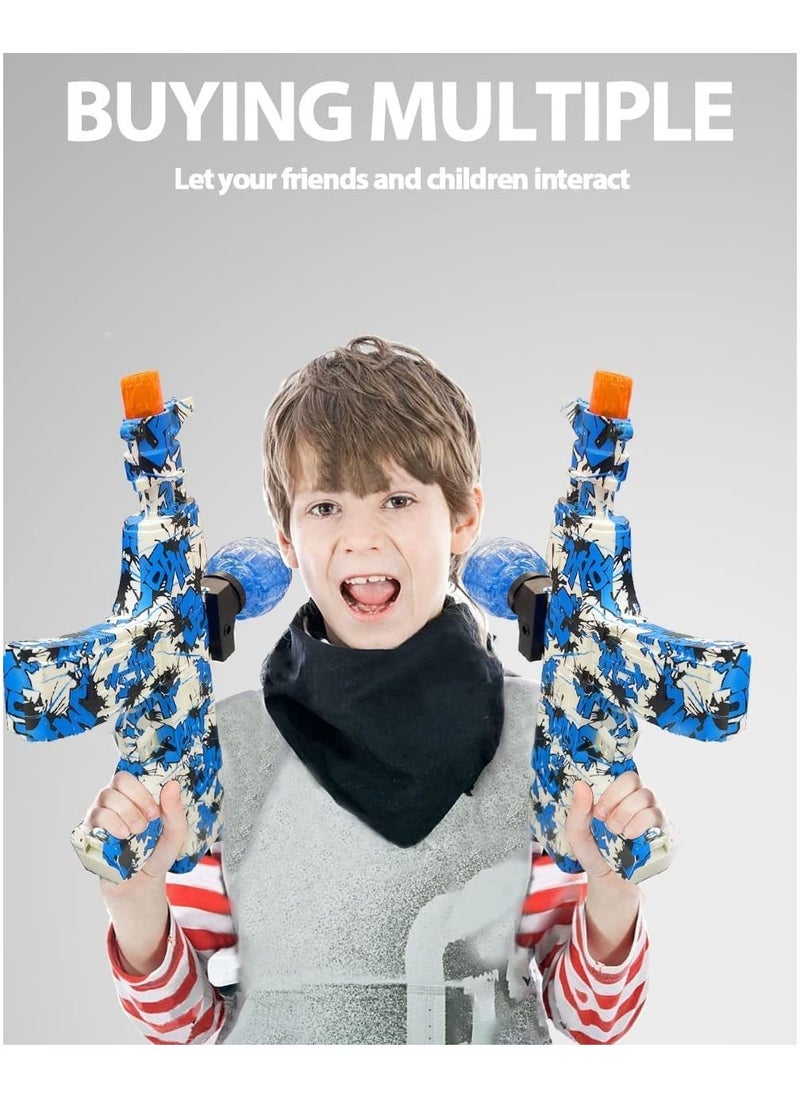 DUSALA - Splatter Ball Gun Gel Blaster: Splat Ball Gun with 45000 Non-Toxic, Eco-Friendly, Biodegradable Water Beads, Gel Ball Toy for Outdoor Activities Shooting Game - Image 1