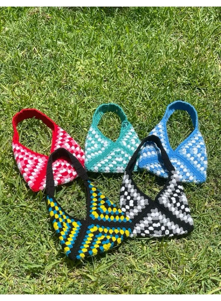 حقيبة كروشيه صيفية أنيقة مصنوعة يدويًا من CROCHKA - Image 2