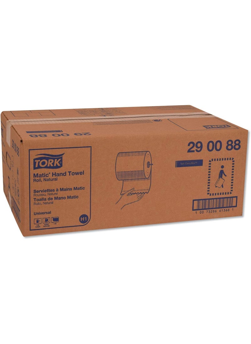 Tork Tork 290088 Universal SinglePly Hand Roll Towel Natural Pack of 6  - Image 2