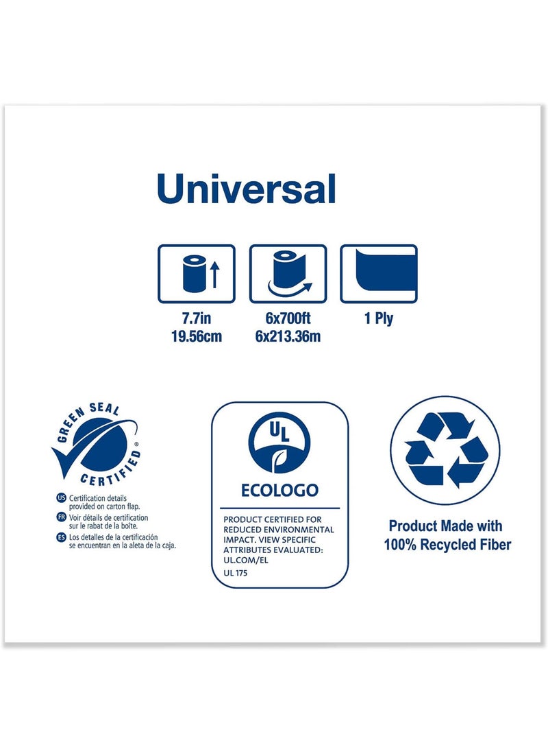 Tork Tork 290088 Universal SinglePly Hand Roll Towel Natural Pack of 6  - Image 5