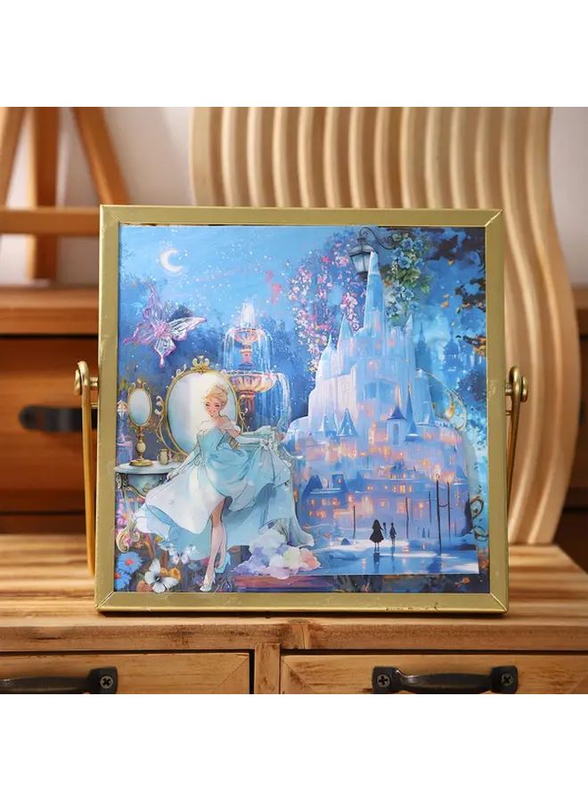 10 Pcs Mermaid Fairy Sticker Book Beast Starlight Glitter Self Adhesive PET Film - Image 4