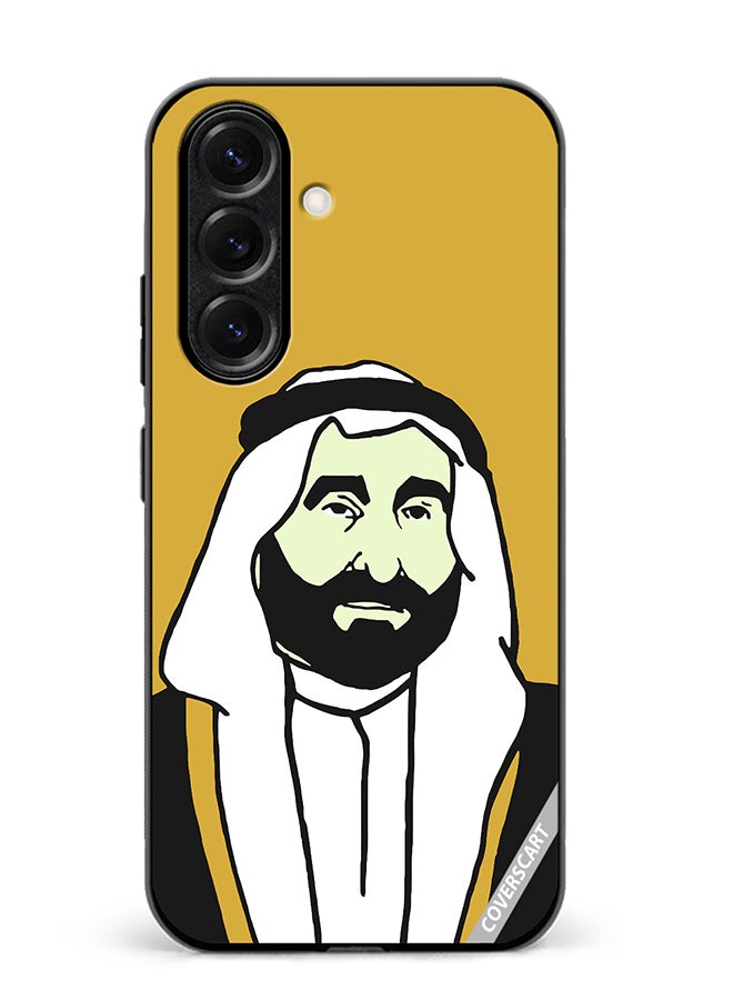VR CREATIVE Protective Case Cover For Samsung Galaxy S25 Sheikh Saqr Bin Mohammed Al Qasimi Design Multicolour