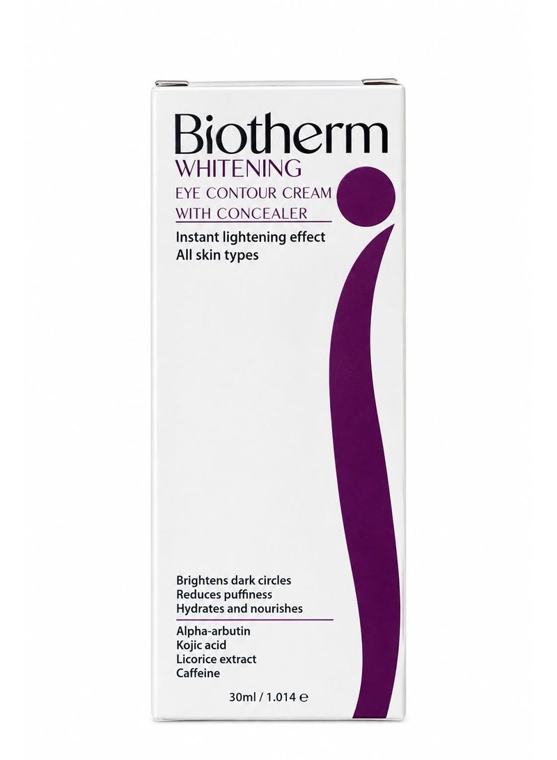 Biotherm Whitening Eye Contour Cream with Concealer, 30ml - Image 2