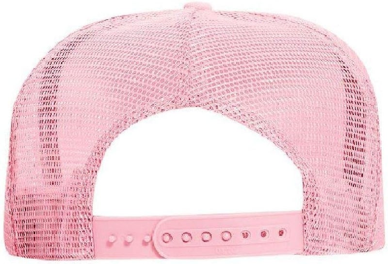 OTTO Polyester Foam Front 5 Panel High Crown Mesh Back Trucker Hat - Image 4