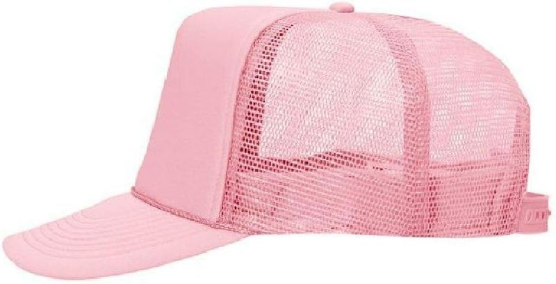 OTTO Polyester Foam Front 5 Panel High Crown Mesh Back Trucker Hat - Image 5