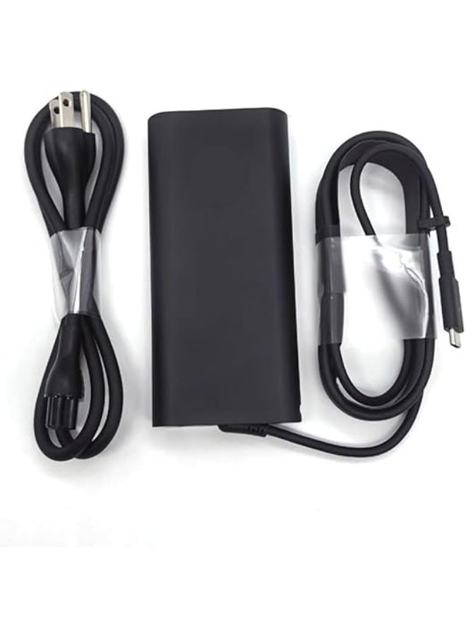Terabyte 165W Dell Laptop Replacement Charger USB C Type C GAN AC Power Adapter 5.89A 28V Black - Image 3