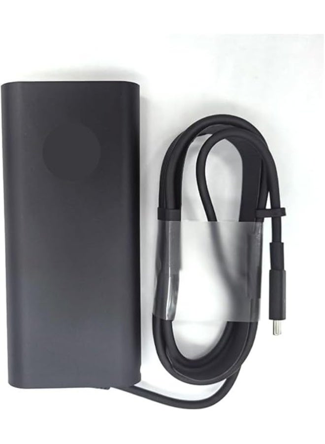 Terabyte 165W Dell Laptop Replacement Charger USB C Type C GAN AC Power Adapter 5.89A 28V Black - Image 1