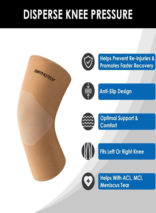 Orthotech OR-2050 Knee Brace (Large , Beige) - Image 2