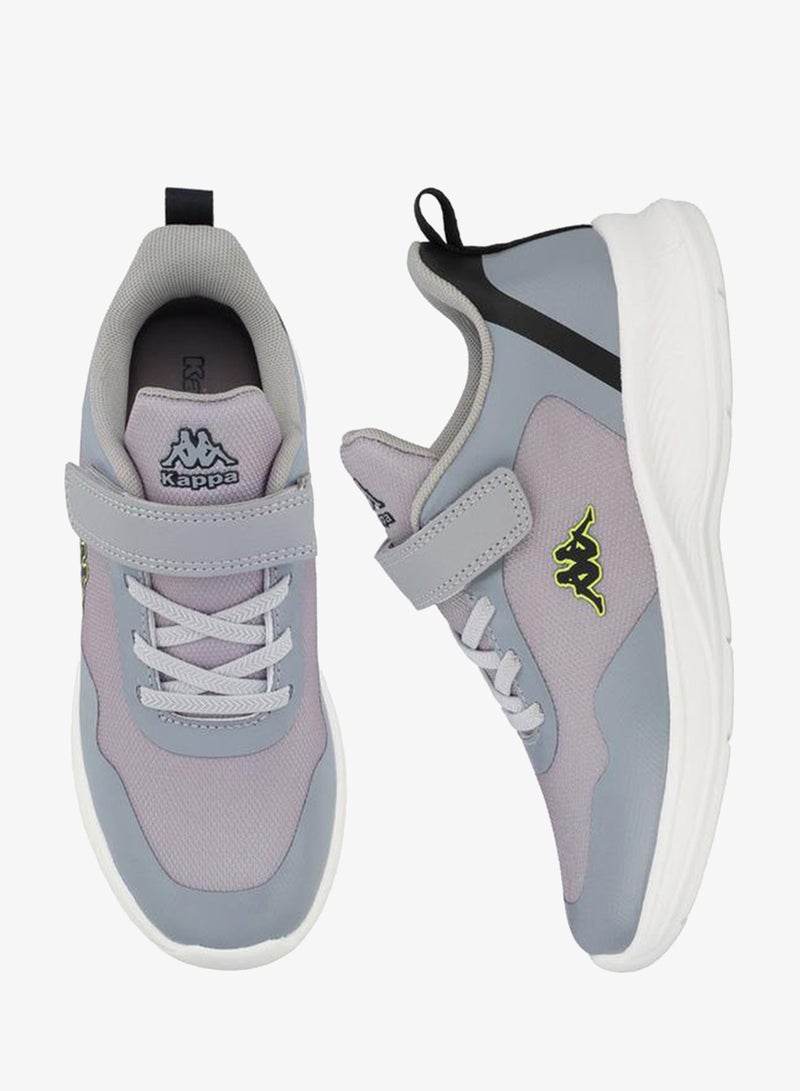 Kappa Kids Logo Print Hook & Loop Sports Shoes - Image 1