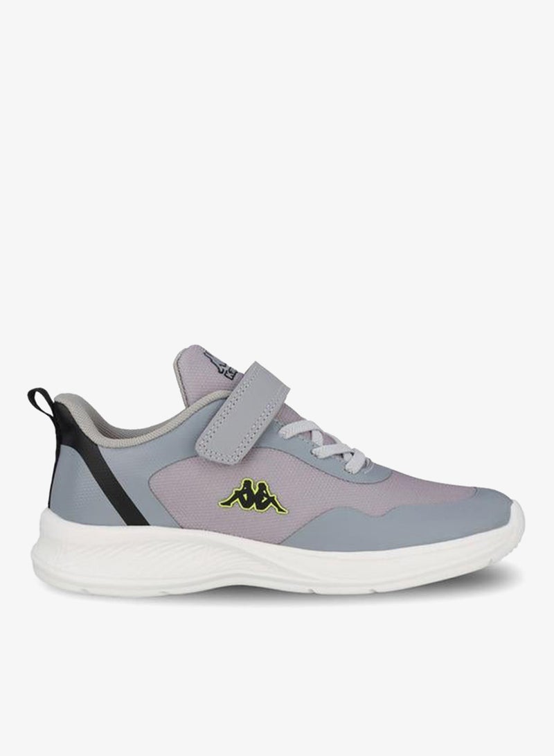 Kappa Kids Logo Print Hook & Loop Sports Shoes - Image 3