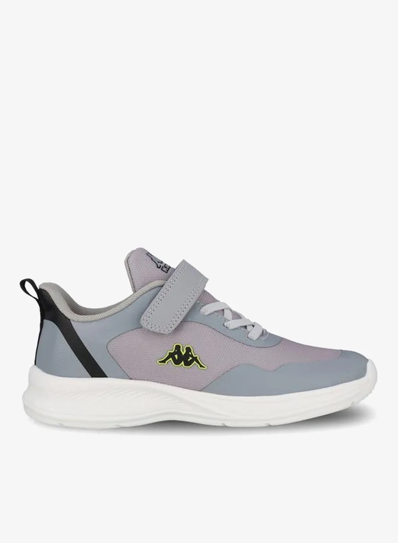 Kids Logo Print Hook & Loop Sports Shoes