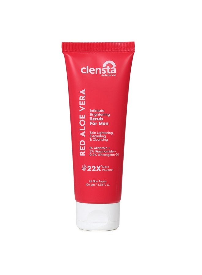 Clensta Intimate Brightening Scrub With 2% Niacinamide 1% Allantoin & 0.4% Wheatgerm Oil For Daily Use Skin Lightening Exfoliating & Cleansing All Skin Types For Men Sulfate & Paraben Free 100Gm New Launch - Image 1