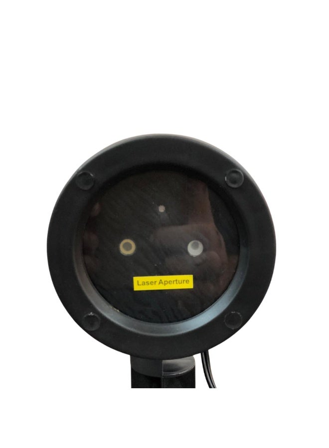 إضاءة ليزر ليلية مرصعة بالنجوم | زينة خارجية وداخلية للأعياد والكريسماس، بألوان حمراء/بنفسجية (أو حمراء/خضراء)، مقاومة للماء، 8 أوضاع ليزر، تغطي مساحة تزيد عن 4000 قدم مربع، بدون مصابيح معطلة، مع جهاز تحكم عن بُعد وحامل. - Image 3