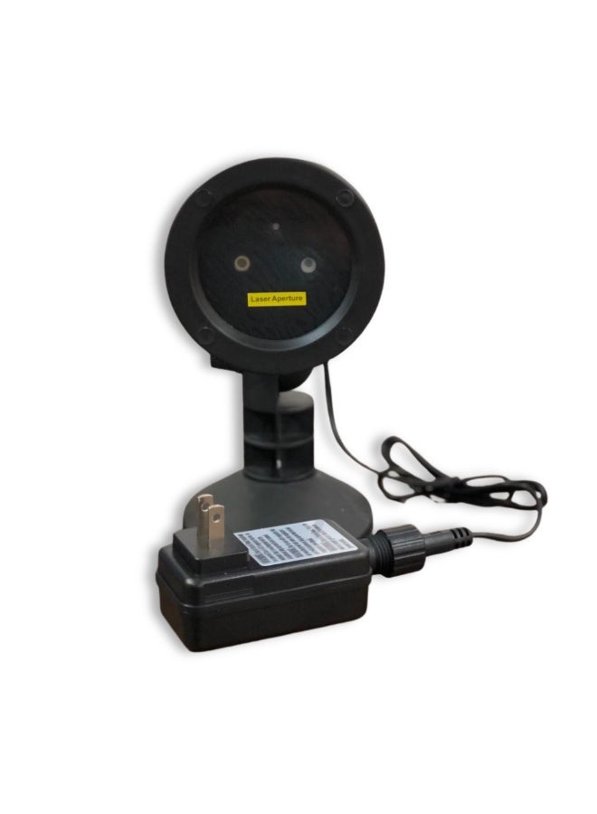 إضاءة ليزر ليلية مرصعة بالنجوم | زينة خارجية وداخلية للأعياد والكريسماس، بألوان حمراء/بنفسجية (أو حمراء/خضراء)، مقاومة للماء، 8 أوضاع ليزر، تغطي مساحة تزيد عن 4000 قدم مربع، بدون مصابيح معطلة، مع جهاز تحكم عن بُعد وحامل. - Image 4