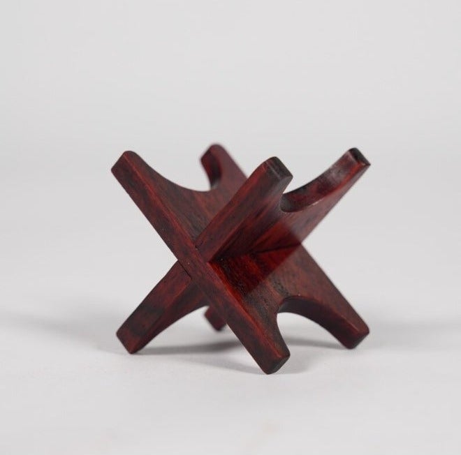 Luxury Butterfly Cigar Rest | Wooden Holder Stand | Artistic Desk Accessory | Gift for Him - Image 2