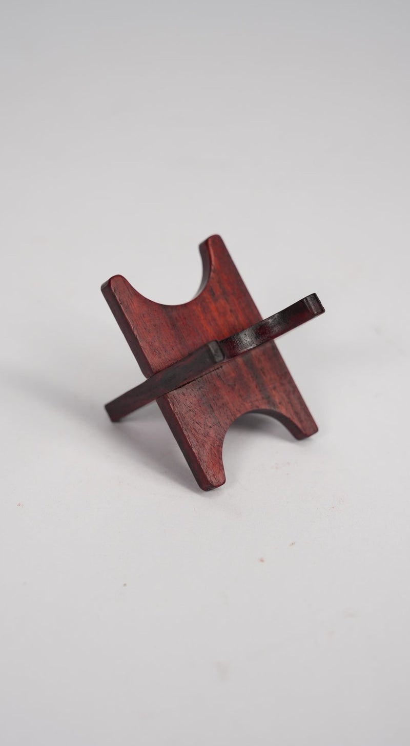 Luxury Butterfly Cigar Rest | Wooden Holder Stand | Artistic Desk Accessory | Gift for Him - Image 1