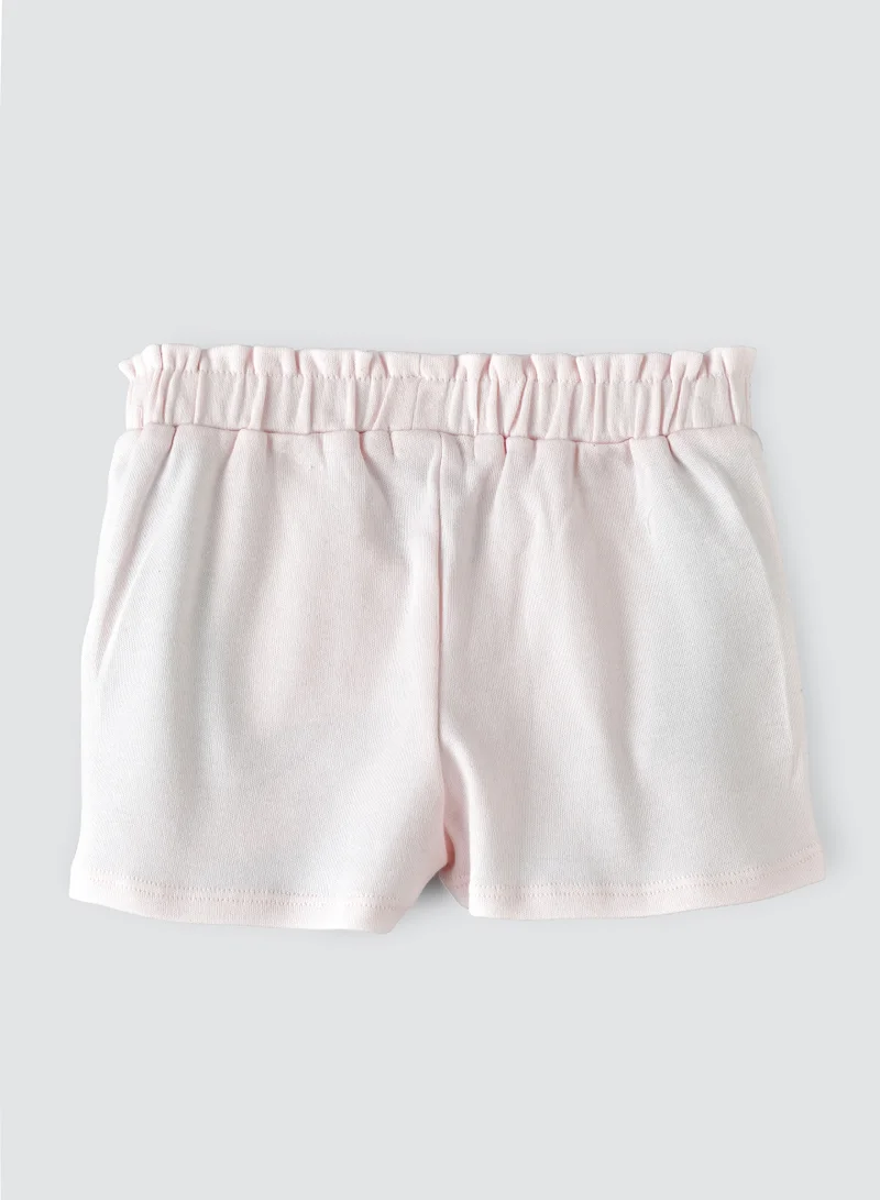 Jelliene Sunny Stretches: Girls' Comfy Cotton Knit Shorts Playful Style