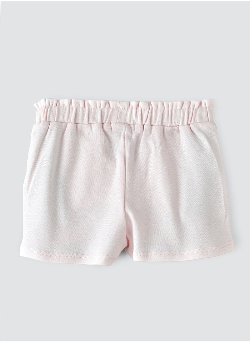 Jelliene Sunny Stretches: Girls' Comfy Cotton Knit Shorts Playful Style  - Image 2