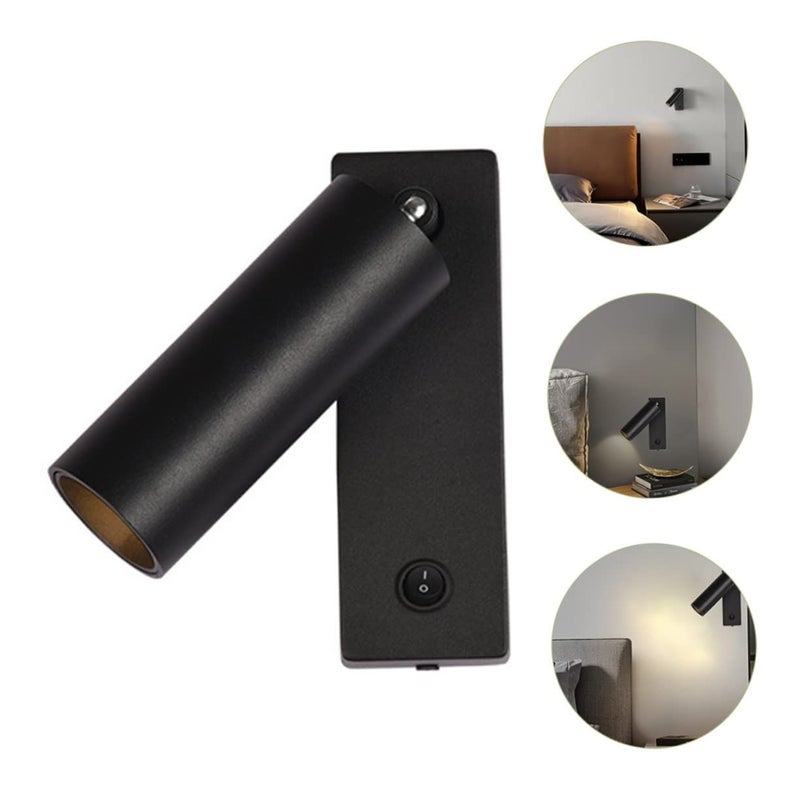Warm White LED Wall Reading Light Swivel Sconce For Bedroom Study Eye Protection - Image 4