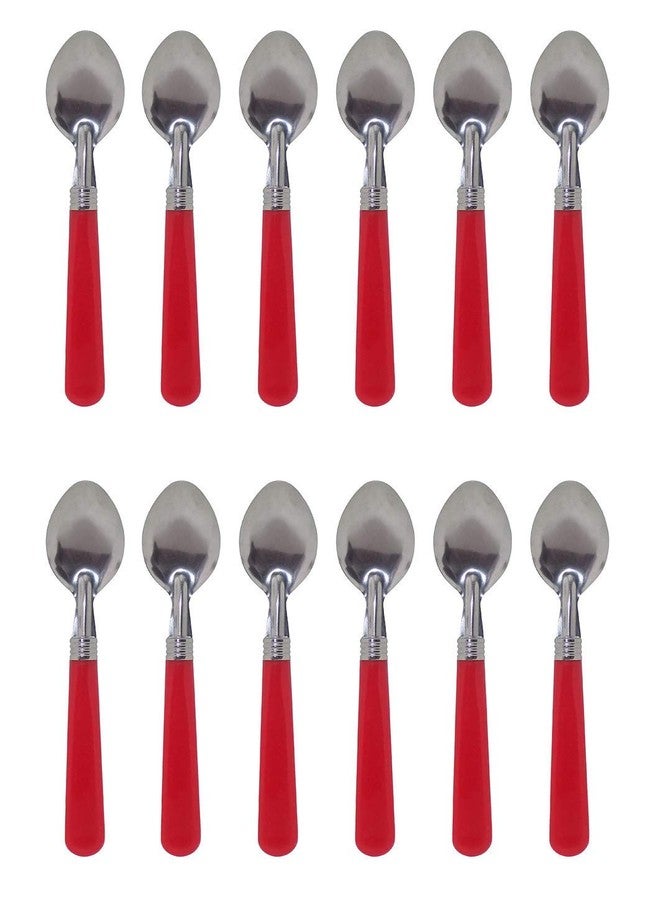 Prime hub Stainless Steel Cutlery Spoon Set for Eating Food Snacks Kitchen Accessories Set of 12 Pcs Pack of 1 (Spoon Set of 12 pcs) - Image 1