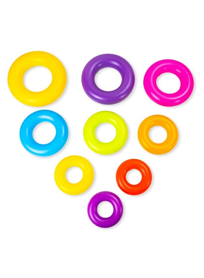 راتاناز لعبة تعليمية متعددة الألوان من Ratna's Penguin Stacking Rings، مكونة من 9 حلقات، للأطفال من سن سنة فما فوق - Image 5