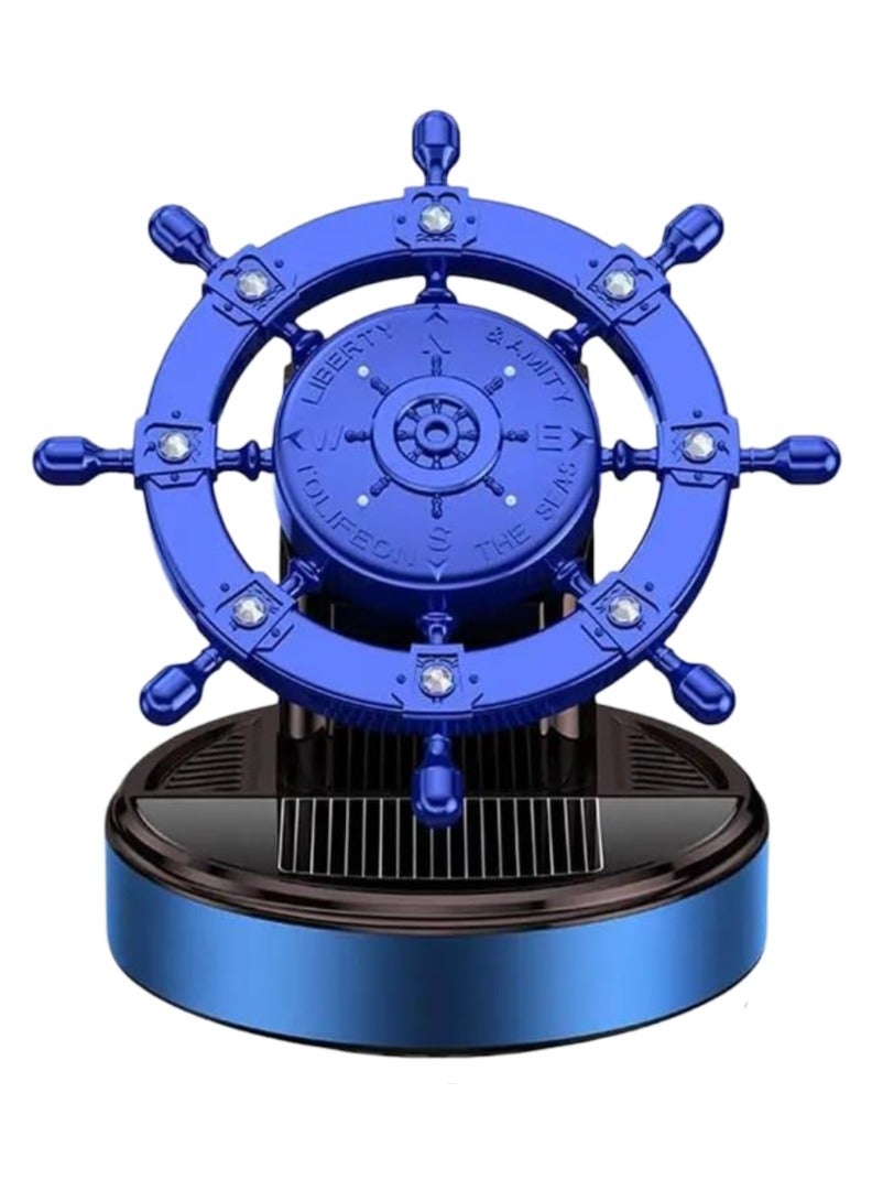 رويال - معطر هواء للسيارة من بوشينيكو، عطر الأزهار والفواكه، زخارف عطرية للرقص الخفيف تعمل بالطاقة الشمسية، (XD-8) (المحيط الأزرق المحترم) - Image 1