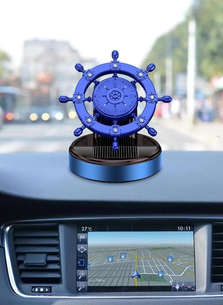 رويال - معطر هواء للسيارة من بوشينيكو، عطر الأزهار والفواكه، زخارف عطرية للرقص الخفيف تعمل بالطاقة الشمسية، (XD-8) (المحيط الأزرق المحترم) - Image 4