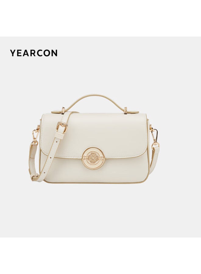 YEARCON Yierkang Versatile Saddle Bag, Shoulder Bag, Handbag, Women'S Crossbody Bag, Women'S Style, White Qixi Valentine'S Day Gift - Image 1