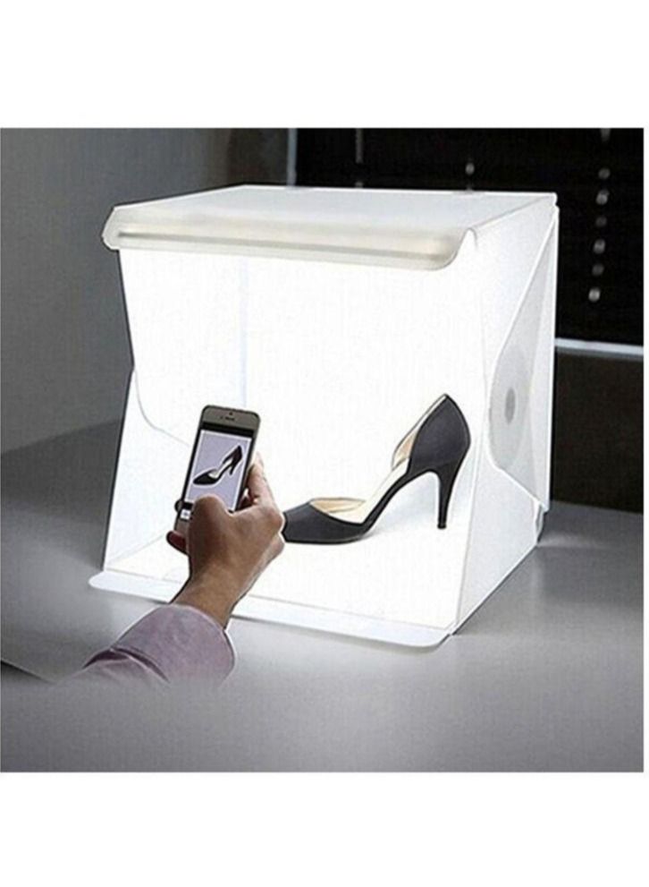 ELTRAZONE Fold-able Studio Light Box LED Photo Photography Shooting Tent White  - Image 1