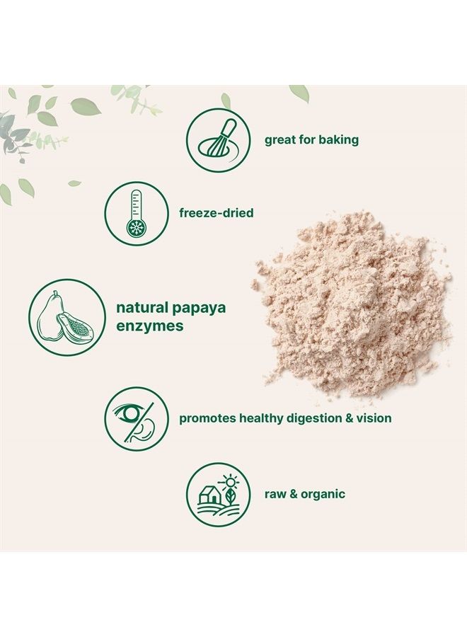 Micro Ingredients Organic Papaya Fruit Powder, 8 Ounce, Freeze Dried, Naturally Rich in Papaya Enzyme, Supports Antioxidant and Digestive Function, No GMOs & Vegan Friendly - Image 3