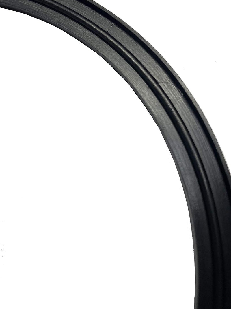 DR.COMPONENT 12" Sanitary Standard Flange Tri-Clamp Gaskets, (Pack of 2),Black Buna-N (NBR) - Image 3