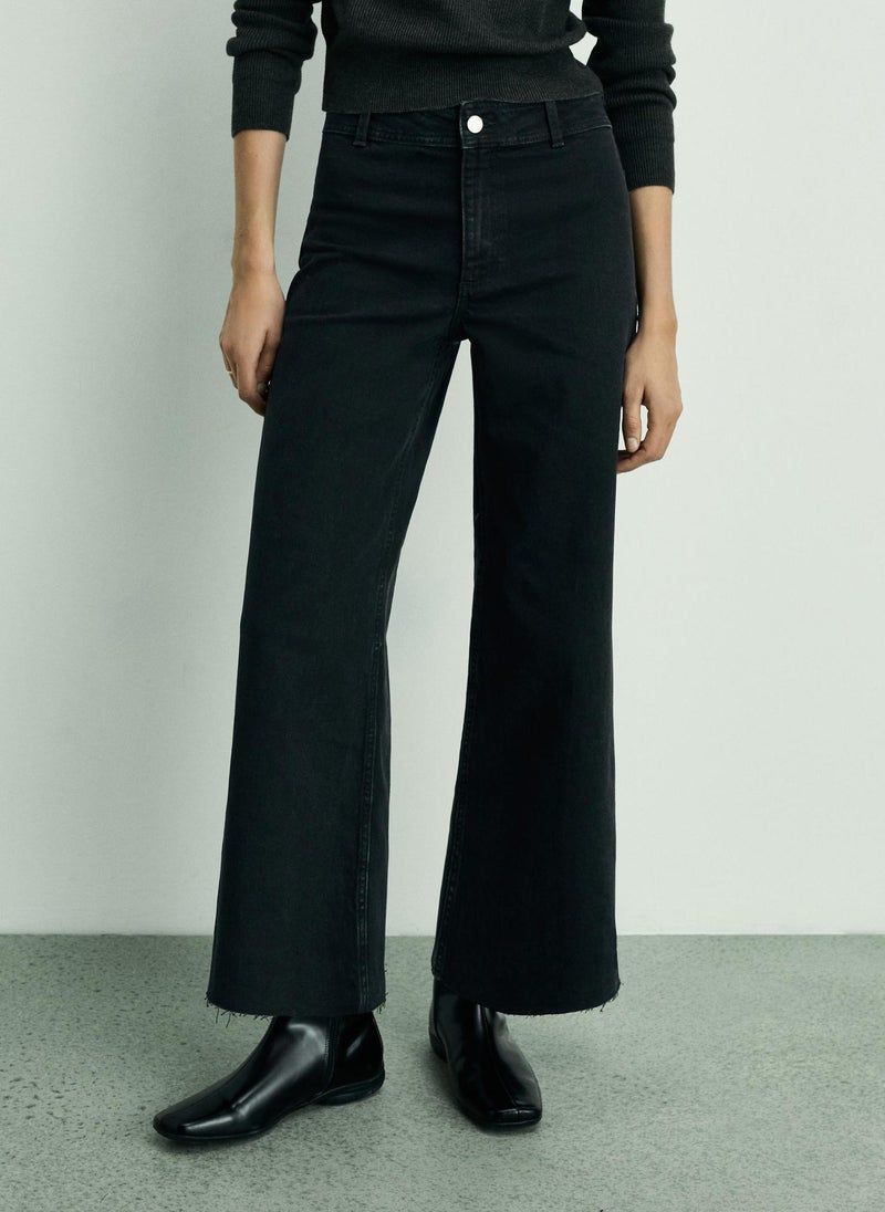MANGO Catherin Culotte High Rise Jeans  - Image 1
