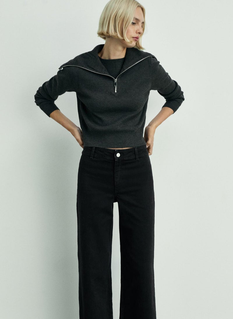 MANGO Catherin Culotte High Rise Jeans  - Image 4