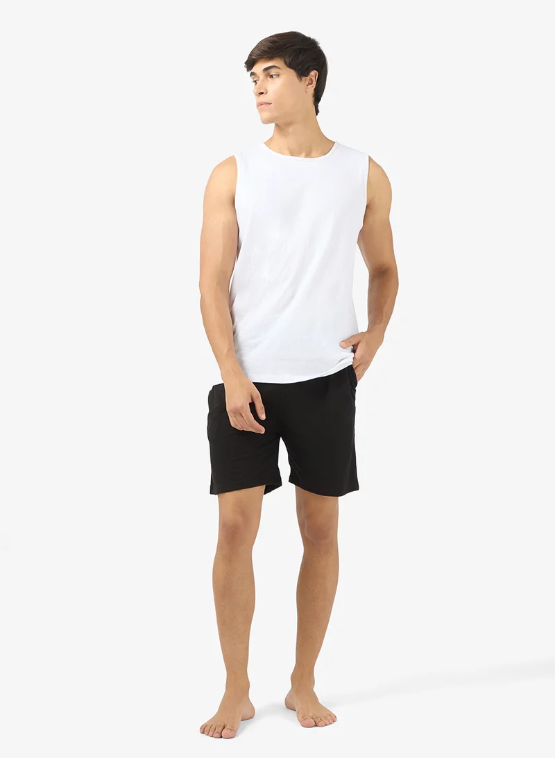 Nightwear Sleeveless T-Shirt & Shorts Set