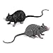 jarbins Fake Rat 2pcs Halloween Toys Fake Mouse Prank Toy Realistic Spooky Rat Prank Toy Creepy Plastic Rat Joke Toys for Halloween Party Favors - Image 2