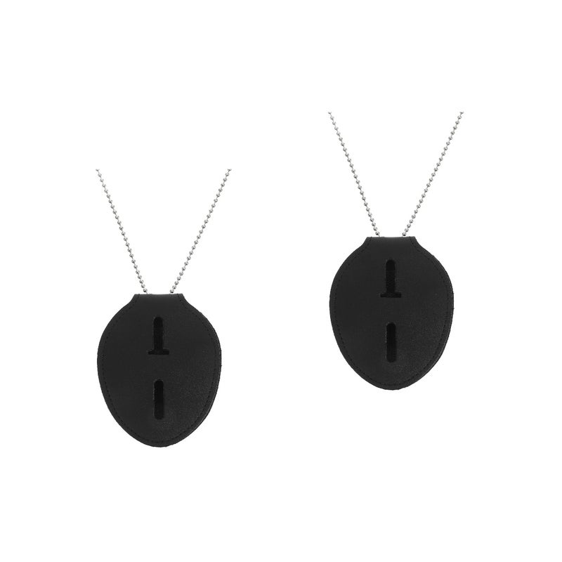 2pcs Versatile Badge Holder Belt Clip Protective Card Sleeve Id Card Badge Holder 10x7.5cm/4x3'' - Image 5