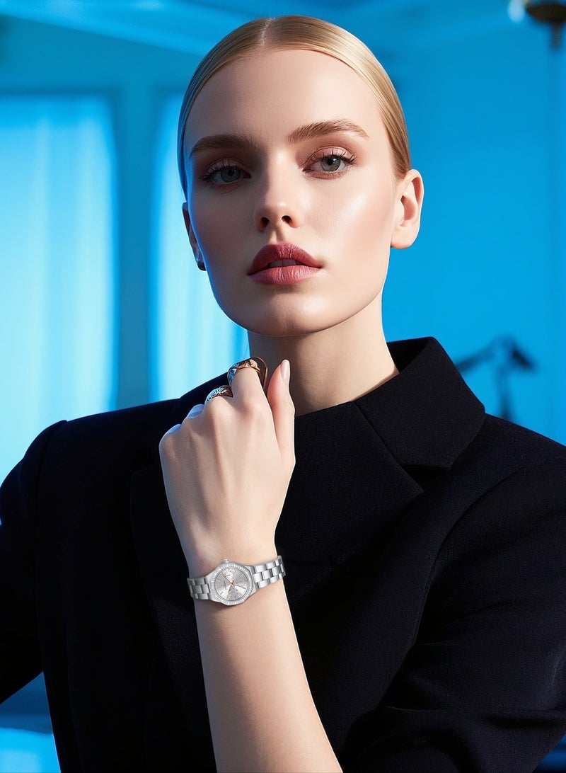 SAPPHERO Watches for Women Luxury Ladies Watches Women's Bracelet Watch Small Stainless Steel Analog 3ATM Waterproof Wrist Watch for Women - Image 5