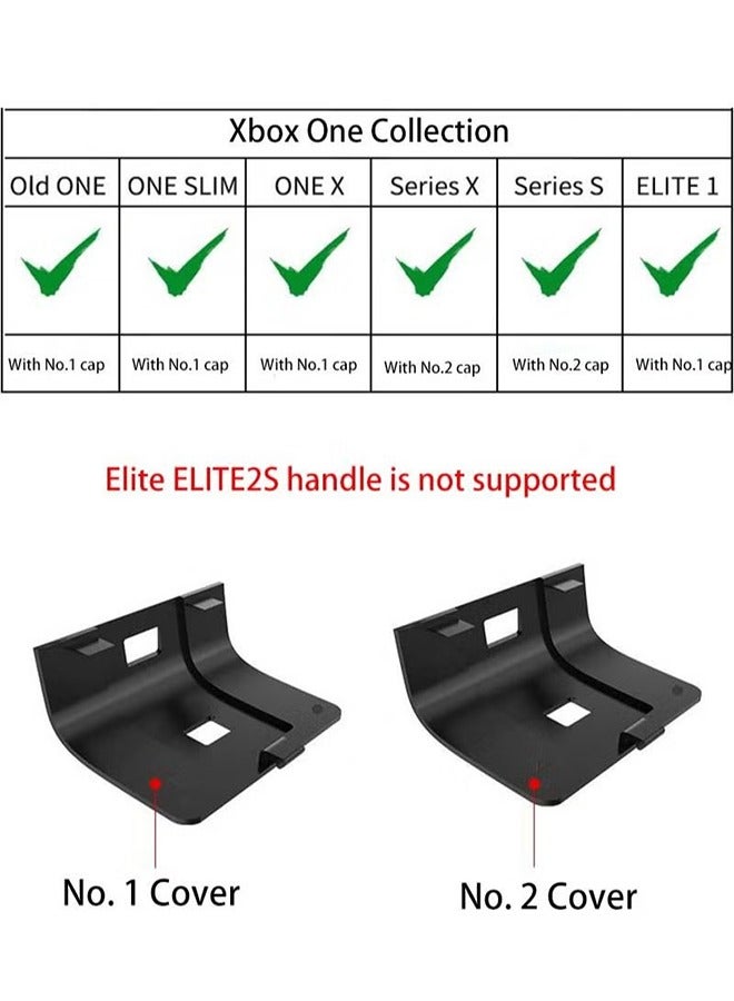 AOLION Game Handle Battery Charging Kit Pack Compatible with Xbox One/Xbox One S/Xbox Elite/Xbox Series S/X Gamepads with Fast Charger Station Led Indicator(Black) - Image 5