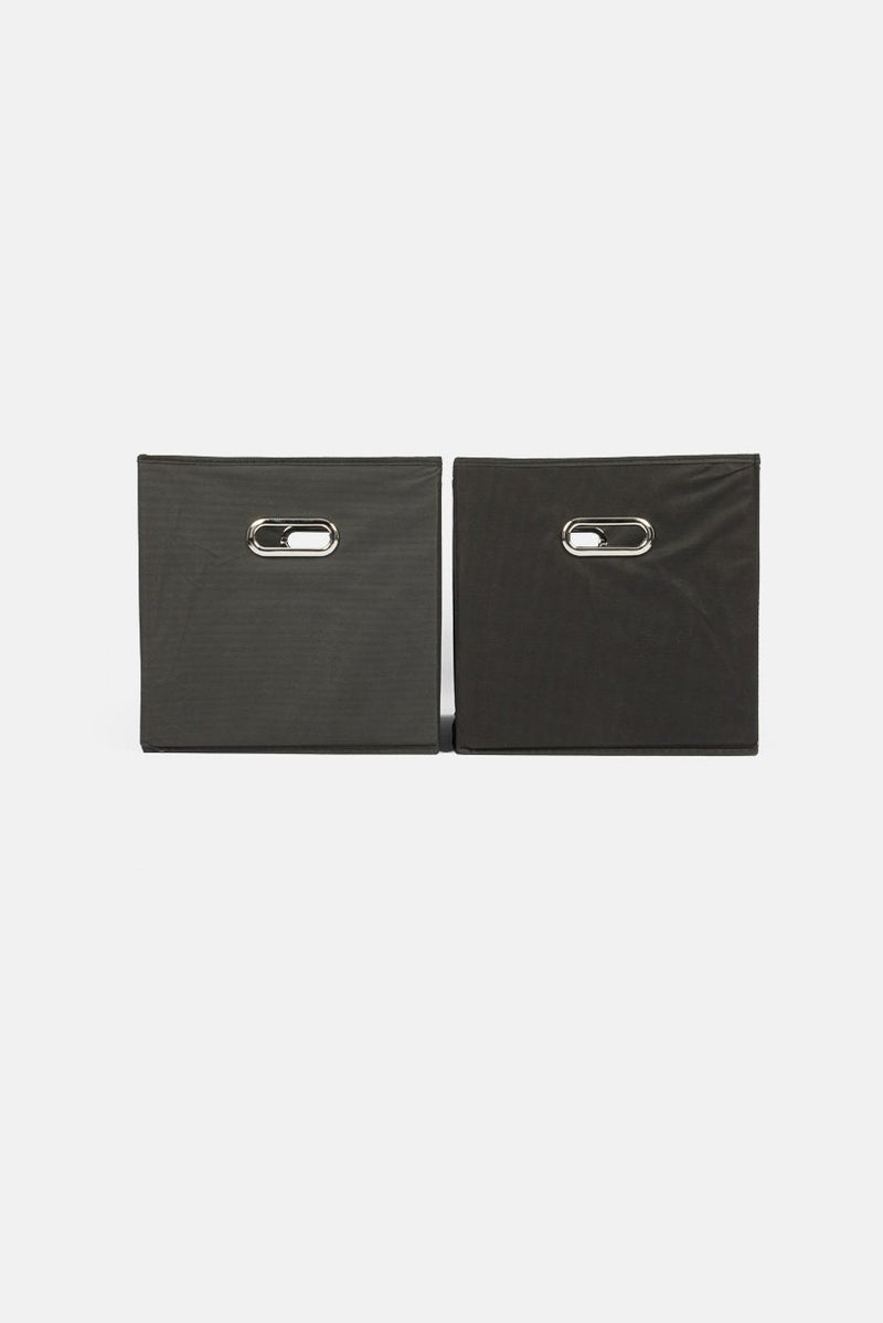 Farberware Set Of 2 Collapsible Bins, Black - Image 3